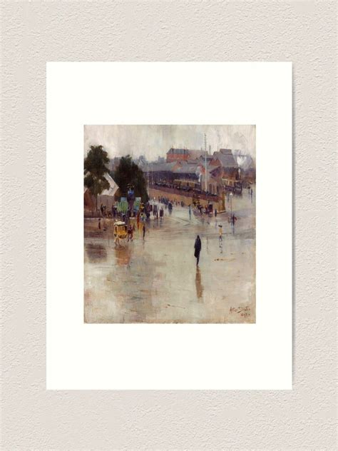 "Arthur Streeton The railway station Redfern 1893" Art Print for Sale by Jeandabean9 | Redbubble