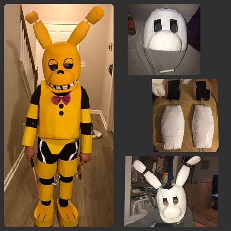 DIY Springtrap Bonnie Halloween Costume | Fnaf costume, Bonnie costume, Fnaf cosplay