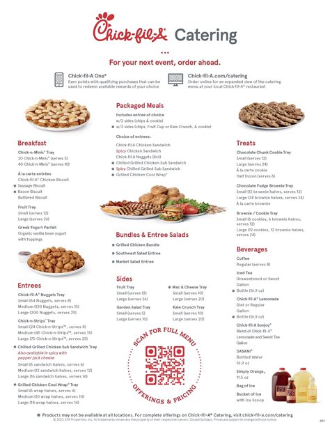 Catering Menu — Chick-fil-A