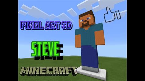 Como hacer a Steve Pixel Art - Minecraft - YouTube