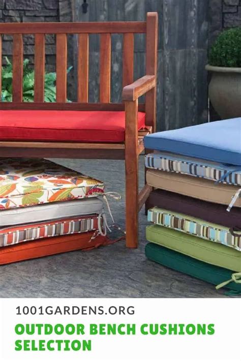 Best Outdoor Bench Cushions - 1001 Gardens