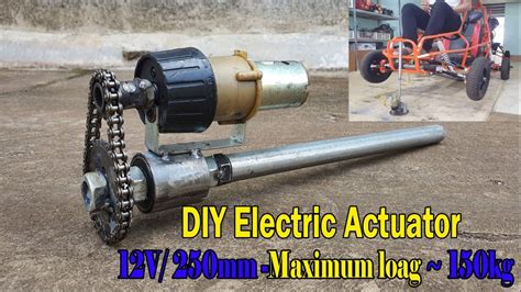 How to make a 12V Super Powerful Electric Actuator – V2-electric ...