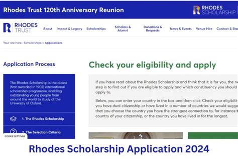 Rhodes Scholarship Application 2024 - Explore the Best of South Africa