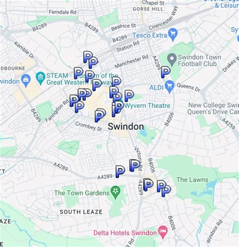 Swindon Borough Council Car Parks - Google My Maps