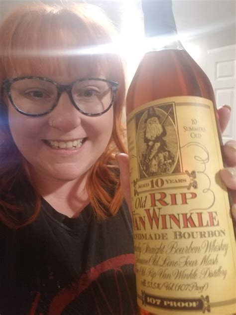 I got a bottle of Pappy VanWinkle!! Our local state liquor stores ...