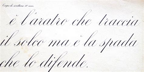 penccil: Italian Calligraphy