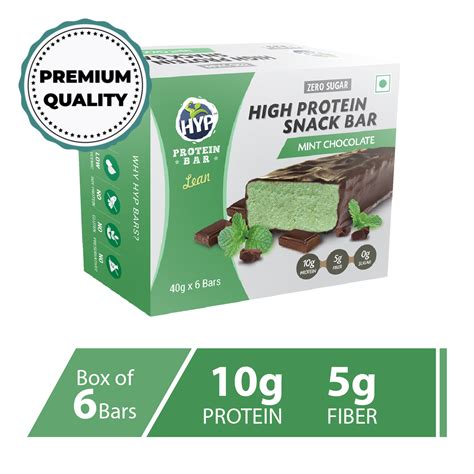 Clearance Sale - Sugar Free Protein Bars - Mint Chocolate (Box of 6 Ba