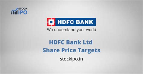 HDFC Bank Share Price Target - 2023, 2024, 2025, 2026 and 2030 - StockIPO