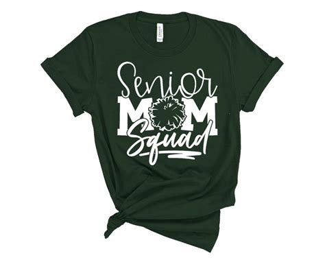 Senior Cheer Mom Squad Tshirt Senior Mom Tee Cheer Mom Tee | Etsy