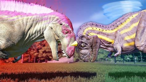 Dinosaur King Carnotaurus Vs Spinosaurus