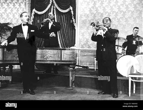 HIGH SOCIETY, Bing Crosby, Louis Armstrong, 1956 Stock Photo - Alamy