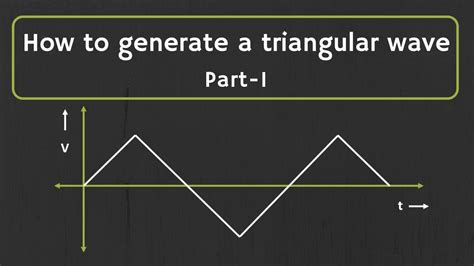 How to Generate a Triangular Wave (Part -1) - YouTube