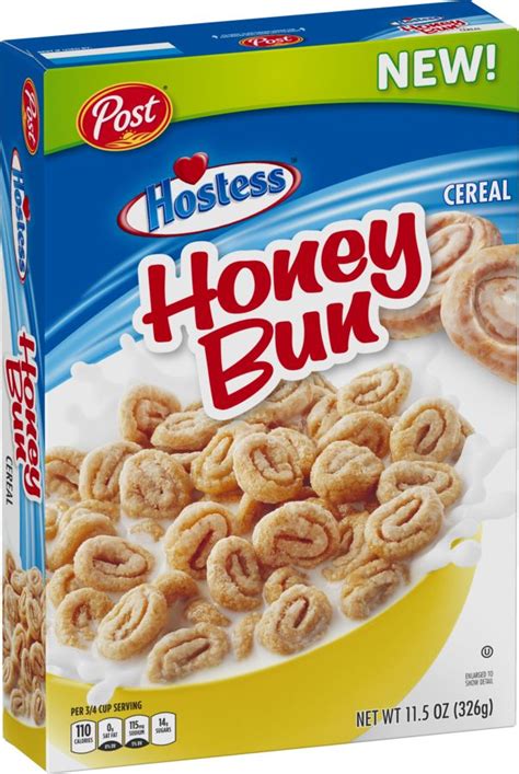 Honey Bun Cereal | Honey buns, Honey cereal, Post cereal