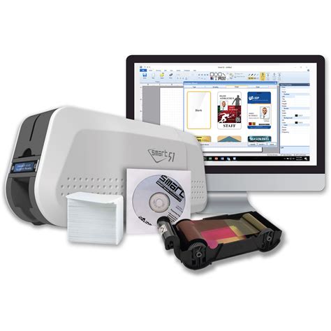 IDP SMART-51D Dual-Sided ID Card Printer Kit 651399K B&H Photo