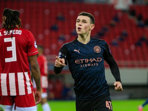 Phil Foden fires Man City past Olympiacos and into Champions League ...