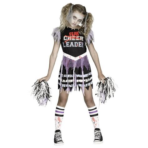 Girls Zombie Cheerleader Costume - Walmart.com - Walmart.com