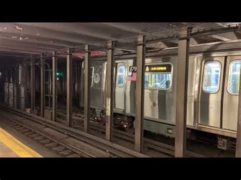 MTA Subway | R160 On the (A) @ Nostrand Avenue - YouTube