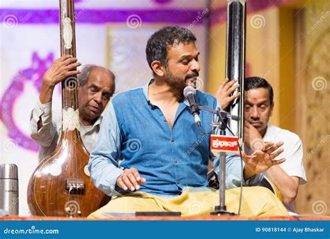 Acclaimed Carnatic Music Singer T M Krishna In Concert Editorial Photo ...