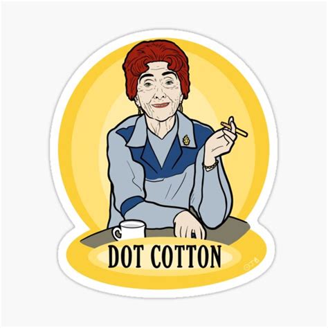 "Dot Cotton - Cartoon Portrait" Sticker for Sale by FunnehGacha | Redbubble