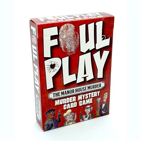 Foul Play Murder Mystery Card Game – The Manor House Murder – Bry's Games