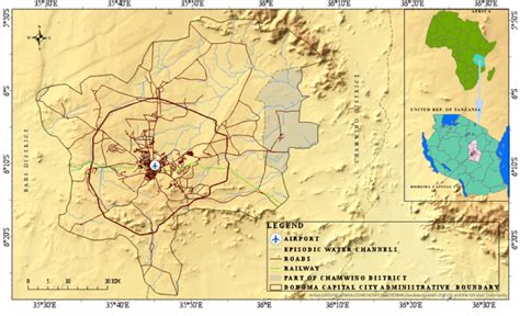 Location of the study area and the administrative boundary of Dodoma... | Download Scientific ...