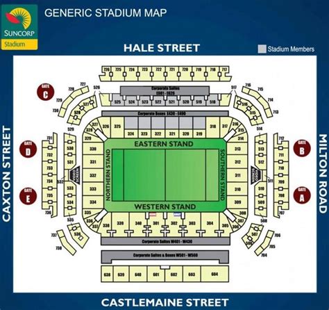 suncorp stadium seating plan seat numbers | Stadium, Map, How to plan