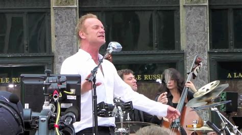 Sting performs "Englishman In New York" live in NYC - YouTube