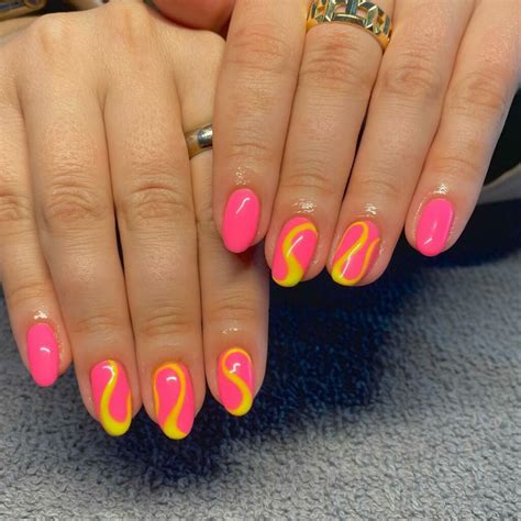 40+ Pretty Ideas for Pink and Yellow Nails that Turn Heads - Nail Designs Daily