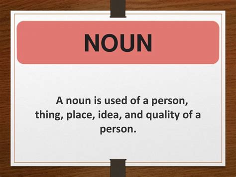 PPT On NOUN AND ITS TYPES - PowerPoint Slides - LearnPick India