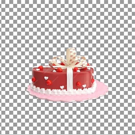 Premium PSD | PSD Birthday cake on isolated and transparent background