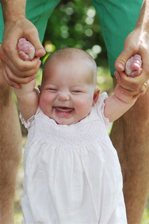 "Baby Girl Laughing" by Stocksy Contributor "Chelsea Victoria" - Stocksy