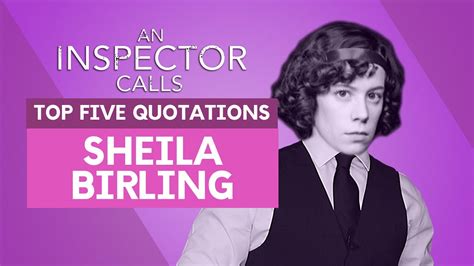 Sheila Birling - Top Five Quotations | 'An Inspector Calls' - YouTube