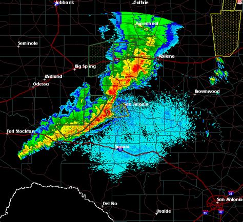 Interactive Hail Maps - Hail Map for San Angelo, TX