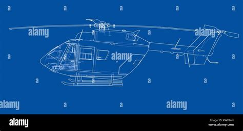 Outline drawing of helicopter Stock Vector Image & Art - Alamy