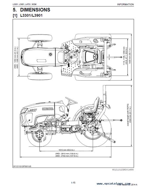 Kubota L3301/L3901/L4701 Tractors PDF Workshop Manual