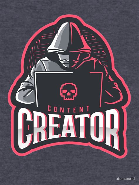 "Content Creator" Lightweight Sweatshirt by otomworld | Redbubble