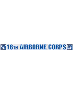 18th Airborne Corps Decal | US Military