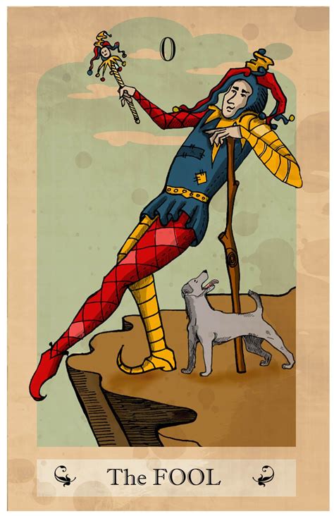 The fool tarot card, an image of the jester archetype | Tarot, Tarot ...