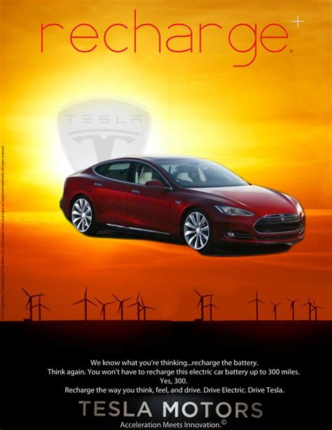 Tesla Print Ad. For more, check out: www.evannex.com Tesla Car, Tesla Motors, Electric Car, Car ...