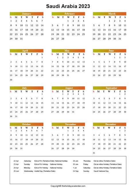 Calendar Of Saudi Arabia - prntbl.concejomunicipaldechinu.gov.co