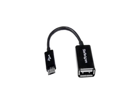 StarTech.com UUSBOTG 5in Micro USB to USB OTG Host Adapter - Micro USB ...