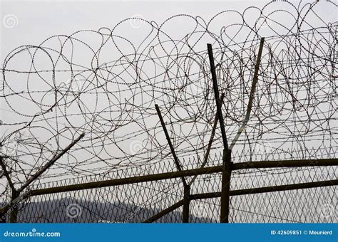 DMZ fences editorial photo. Image of april5, demilitarized - 42609851