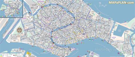 Venice Maps - Top Tourist Attractions - Free, Printable City Street Map - Tourist Map Of Venice ...