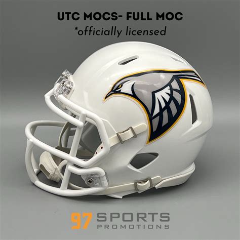 Chattanooga (UTC) Mocs- Full Moc Mini Football Helmet - 97 Sports Promotions