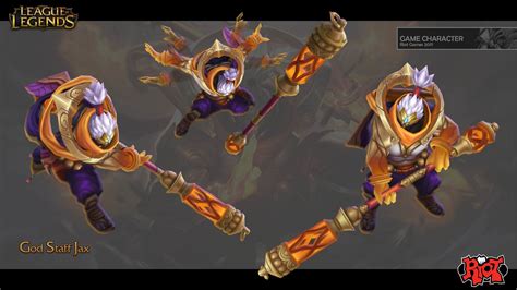 ArtStation - God Staff Jax, Duy Khanh Nguyen | Artwork, Game art, League of legends