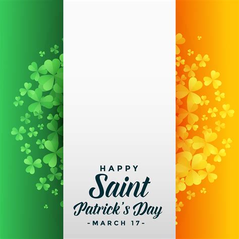 happy saint patricks day background with ireland flag - Download Free ...