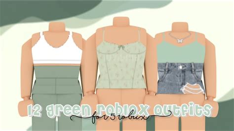 GREEN roblox outfits for 5 robux || with CODES! 🌿 - YouTube