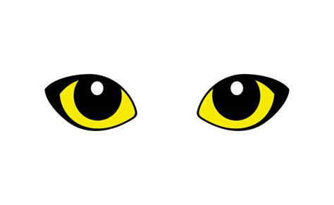 Best Cartoon Of Evil Cat Eyes Illustrations, Royalty-Free Vector ...