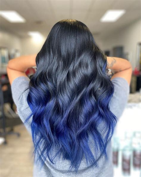 Blue-black hair dye - the best shades and features of coloring