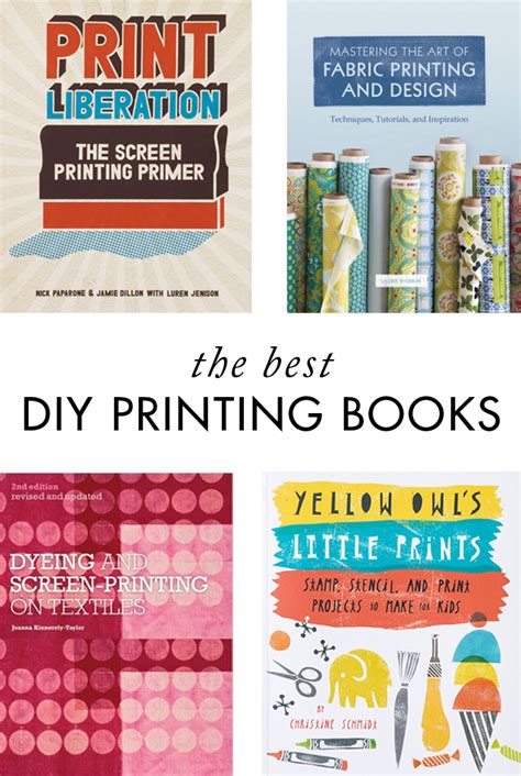 Print It Yourself – My favorite DIY printing books – Blog – Cotton & Flax